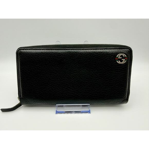 Authentic GUCCI Black Leather GG Marmont Continental Wallet | Bag | COA Included - Picture 1 of 9